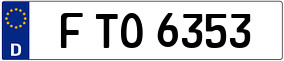 Truck License Plate